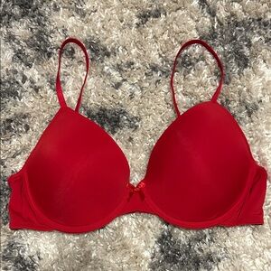 Ambrielle Red T-Shirt Bra - Smooth Molded Cups